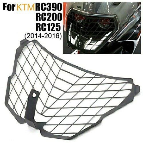 KTM RC ACCESSORIES RC HEADLIGHT GRILL PROTECTOR GUARD RC125 RC200 RC390 Miscellaneous Motorcycle Accessory Moto Planet Karol Bagh Delhi